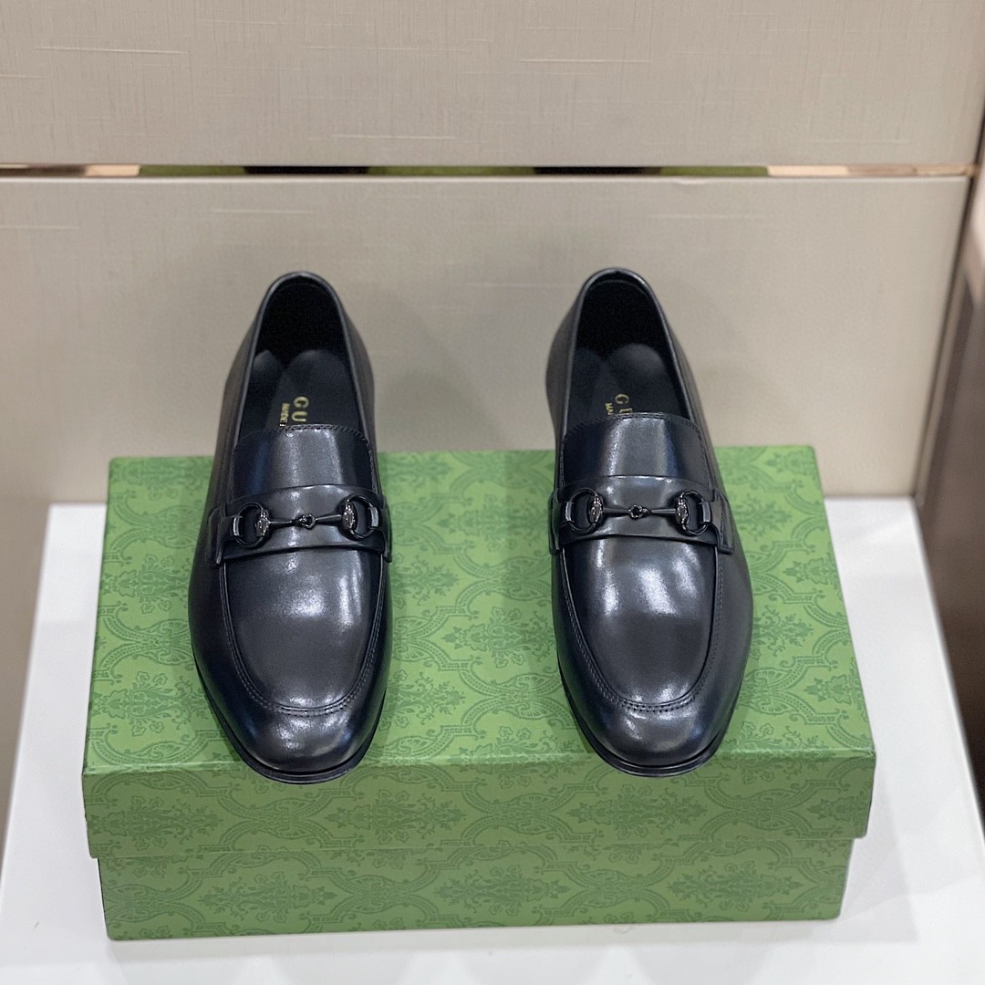 Gucci Loafer With Horsebit Black For Men