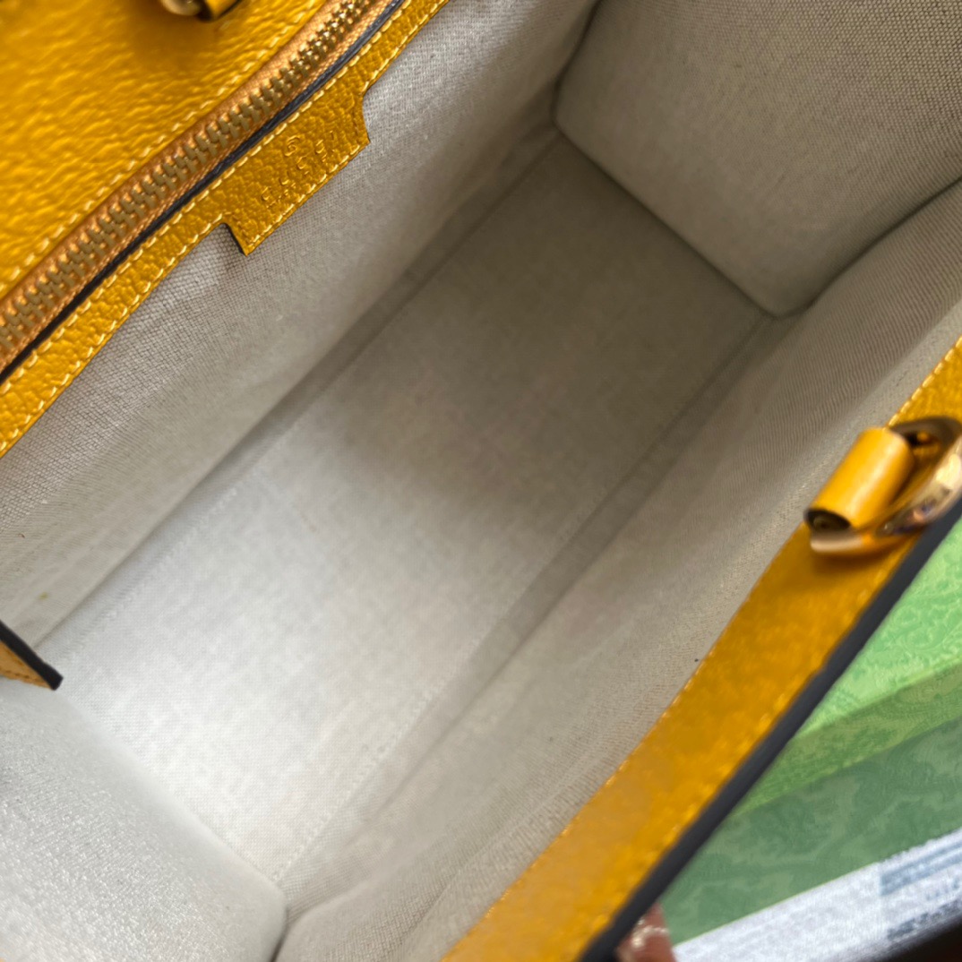 Gucci Love Parade Gucci Tote Bag Yellow For Women, Women’s Bags 12.2in/31cm GG