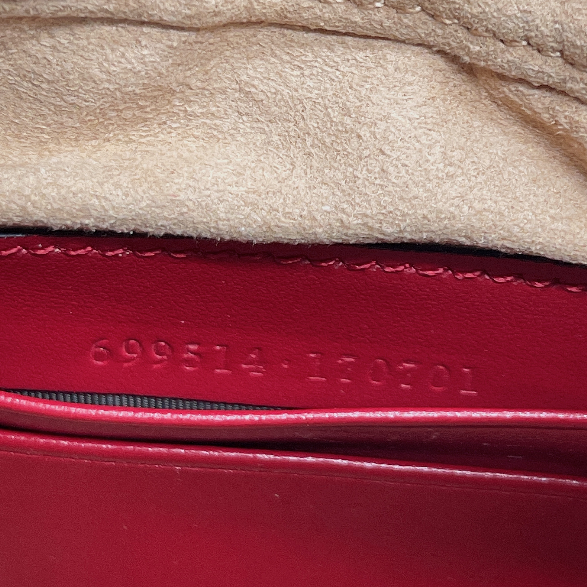Gucci Marmont Half Moon Shaped Mini Bag Red For Women, Women’s Bags 8.5in/22cm GG