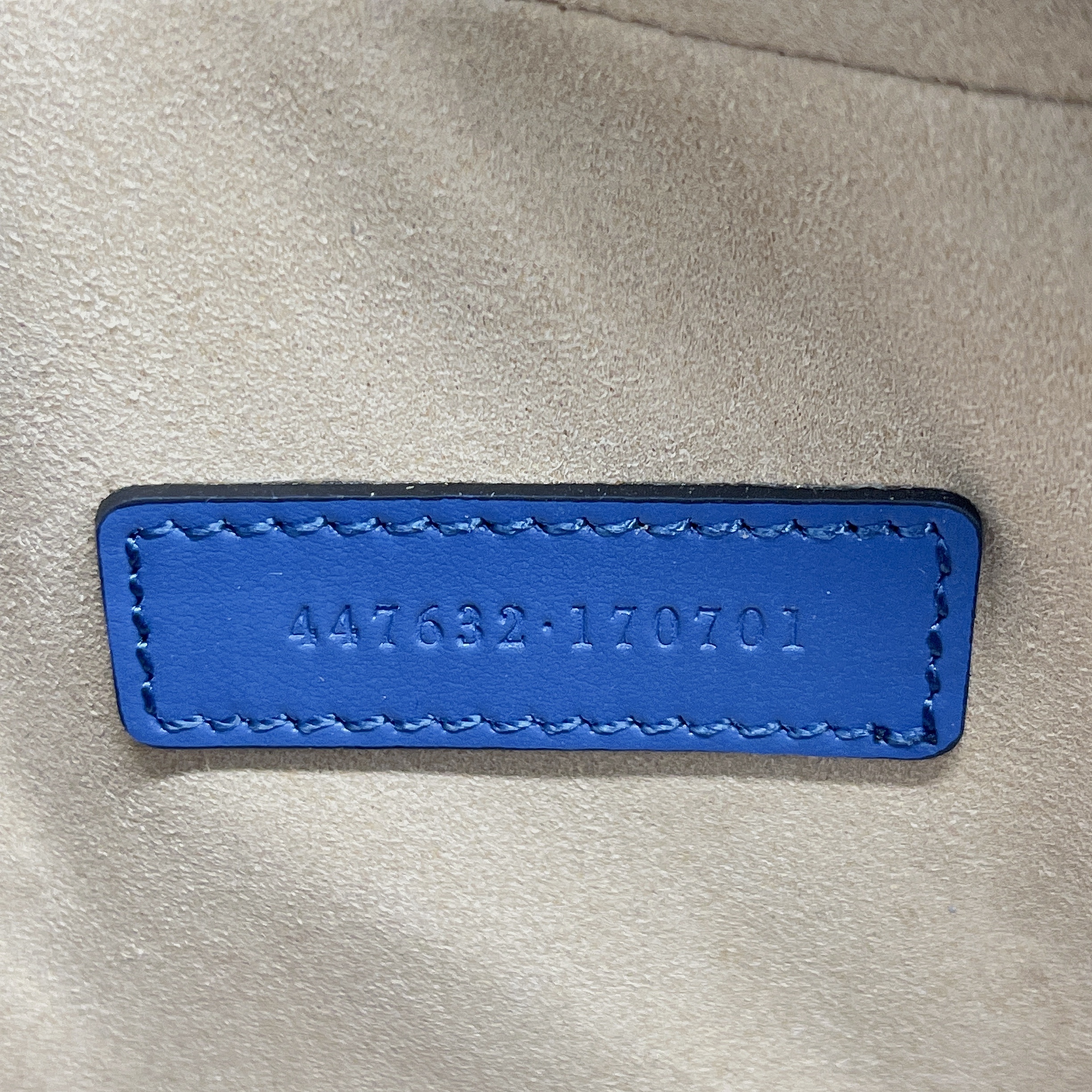 Gucci Marmont Matelasse Shoulder Bag Blue For Women, Women’s Bags 9.5in/24cm
