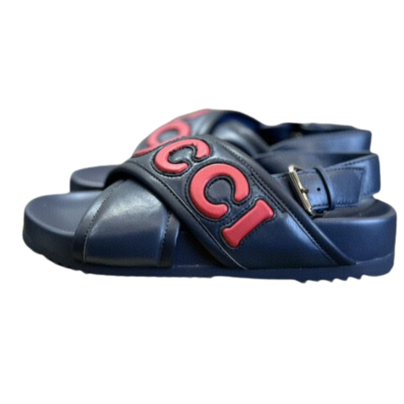 Gucci Men’s Sandal Navy Blue For Men 742024 AABYS 4058