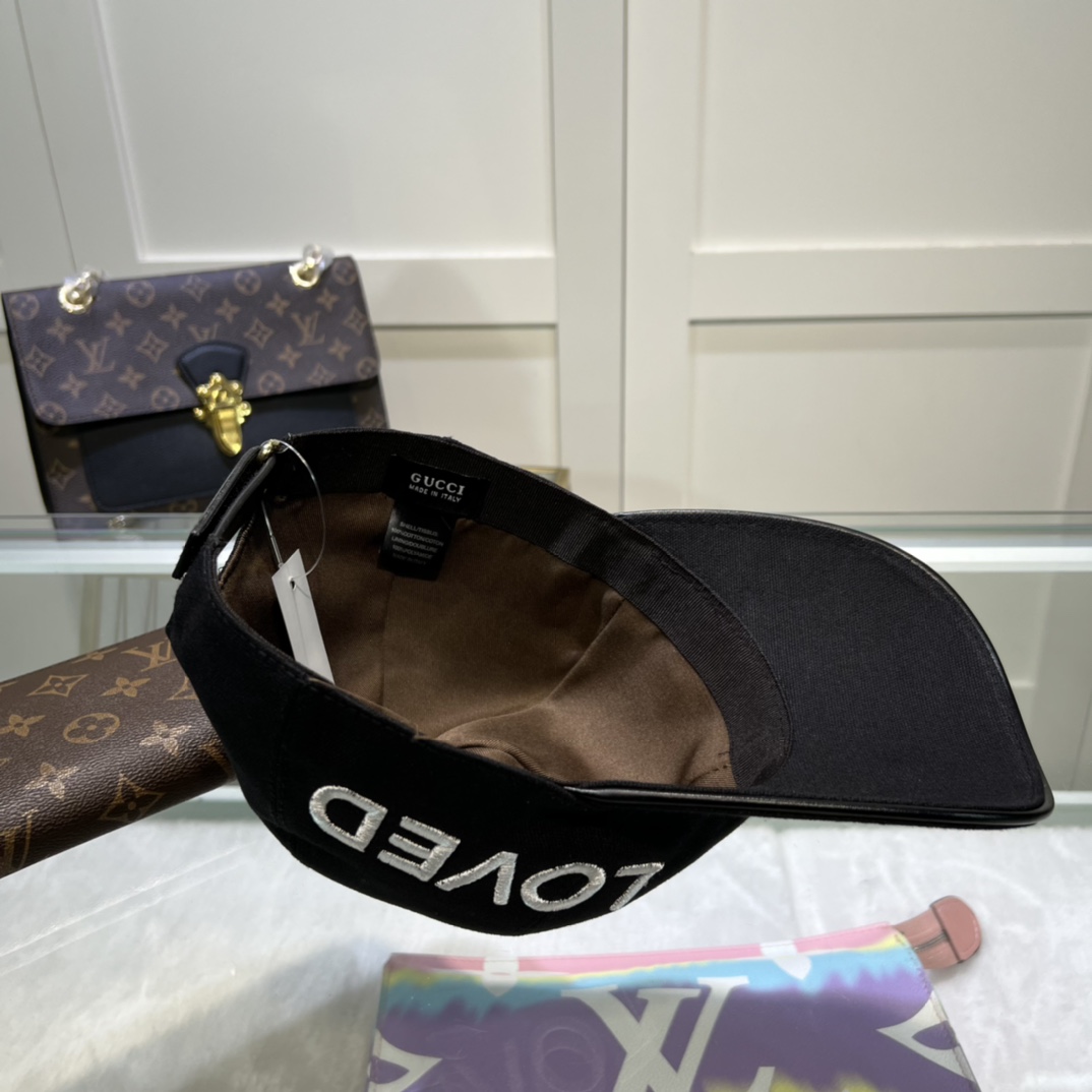 Gucci Off The Grid Baseball Hat Black GG Hat