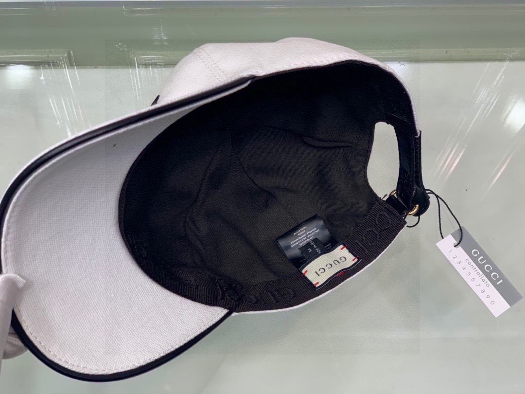 Gucci Off The Grid Baseball Hat White GG Hat