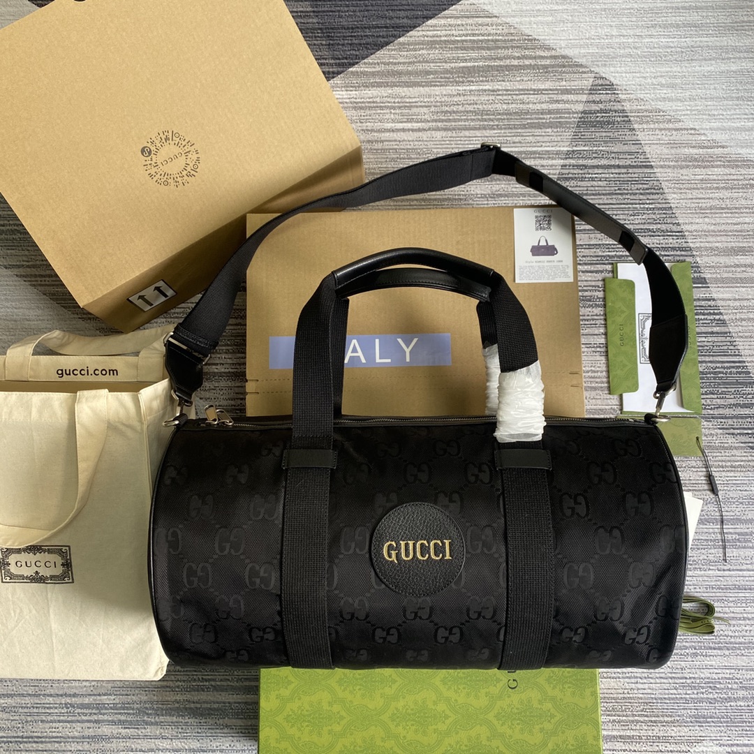 Gucci Off The Grid Duffle Bag Black For Men 18.7in/47.5cm ?658632HVN 1000