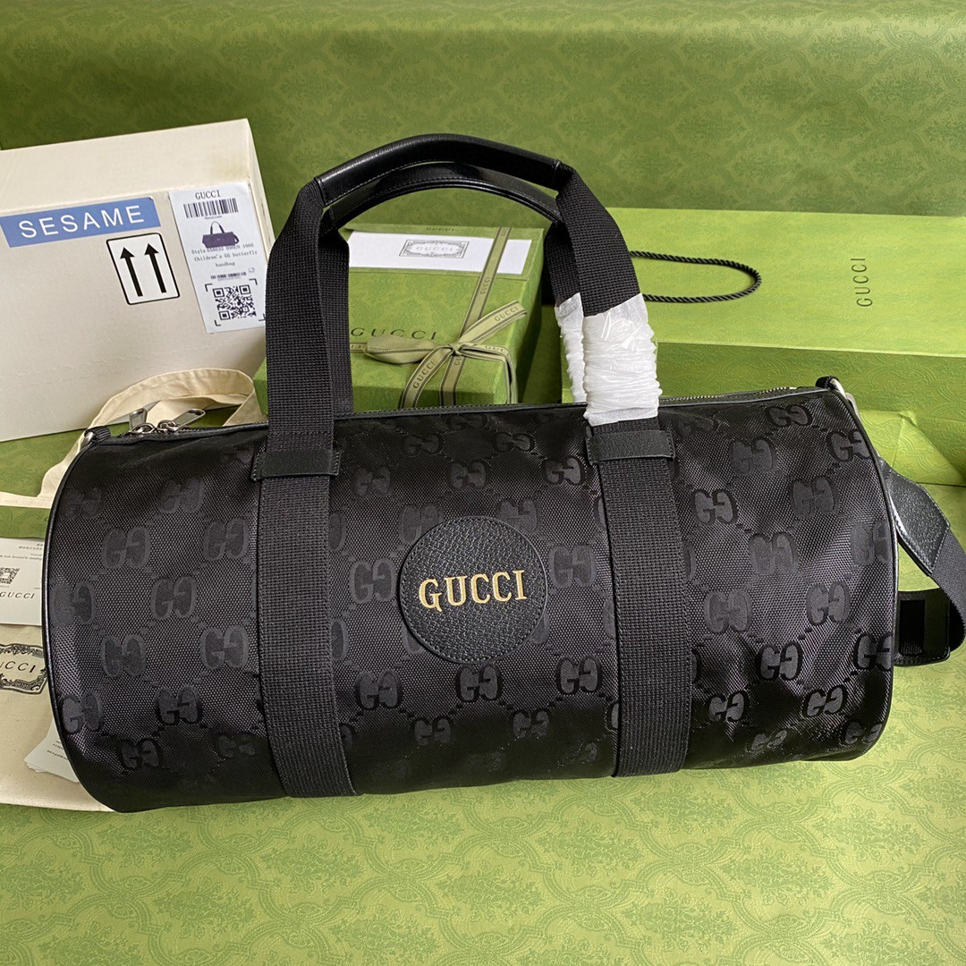 Gucci Off The Grid Duffle Bag Black GG Nylon For Men 19in/47.5cm GG 658632HVN 1000