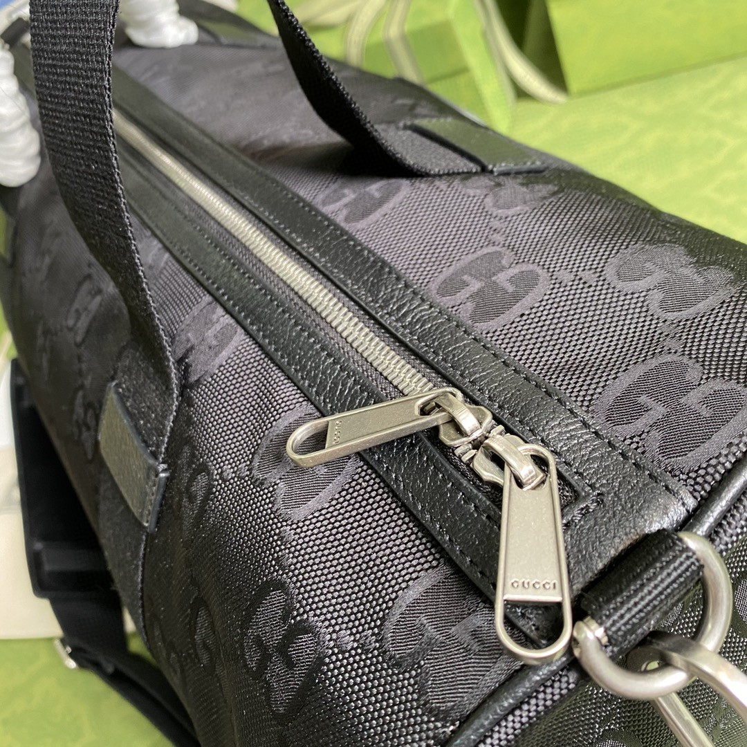 Gucci Off The Grid Duffle Bag Black GG Nylon For Men 19in/47.5cm GG 658632HVN 1000