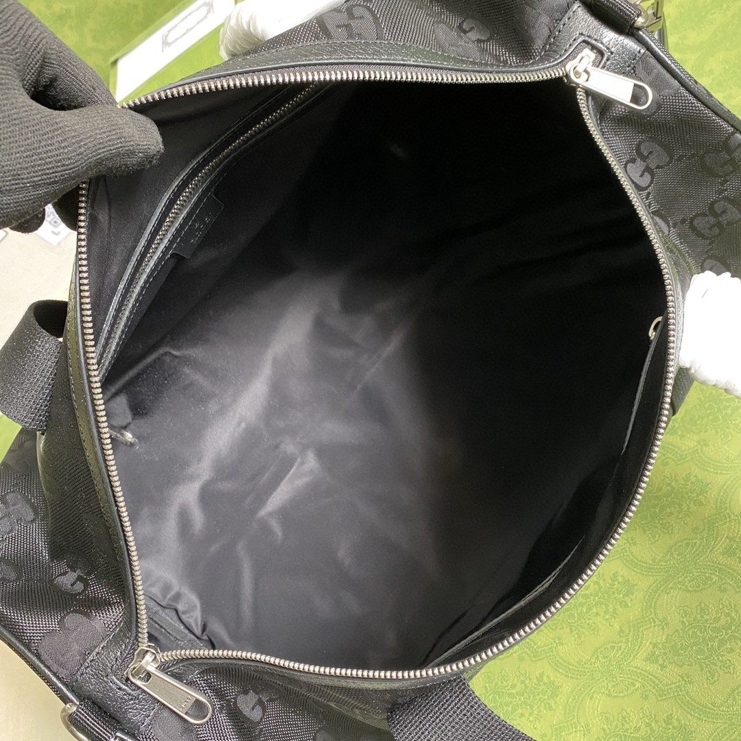 Gucci Off The Grid Duffle Bag Black GG Nylon For Men 19in/47.5cm GG 658632HVN 1000