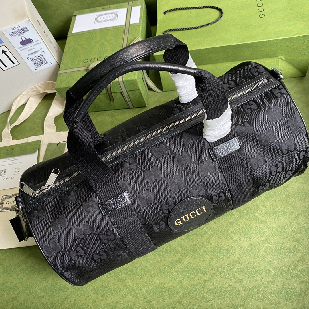 Gucci Off The Grid Duffle Bag Black GG Nylon For Men 19in/47.5cm GG 658632HVN 1000