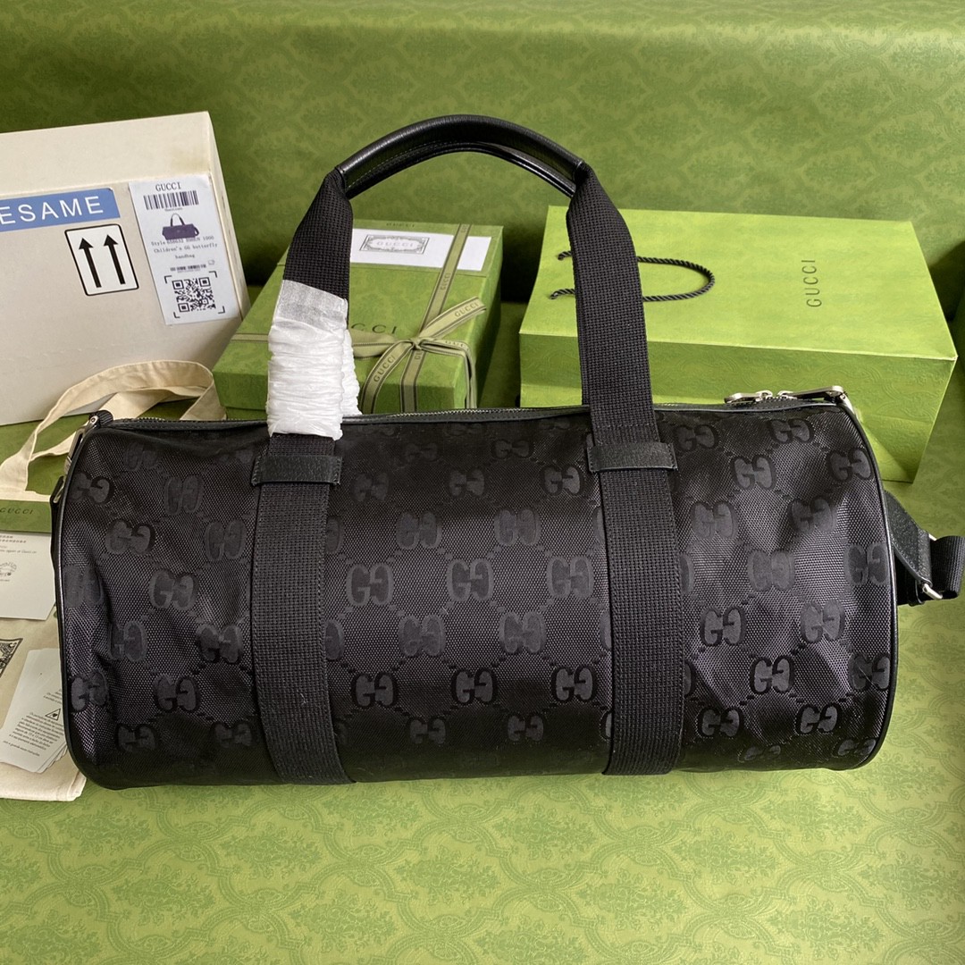 Gucci Off The Grid Duffle Bag Black GG Nylon For Men 19in/47.5cm GG 658632HVN 1000