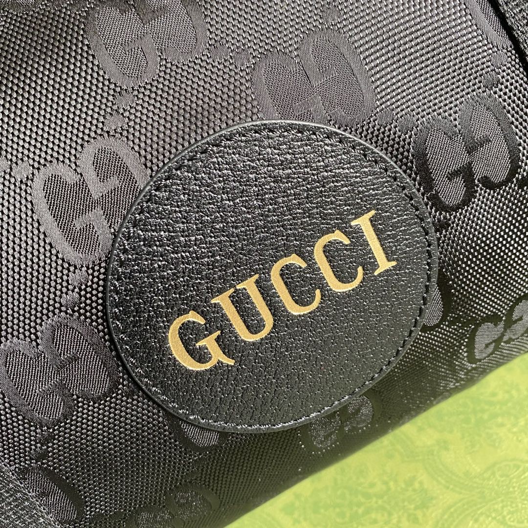 Gucci Off The Grid Duffle Bag Black GG Nylon For Men 19in/47.5cm GG 658632HVN 1000