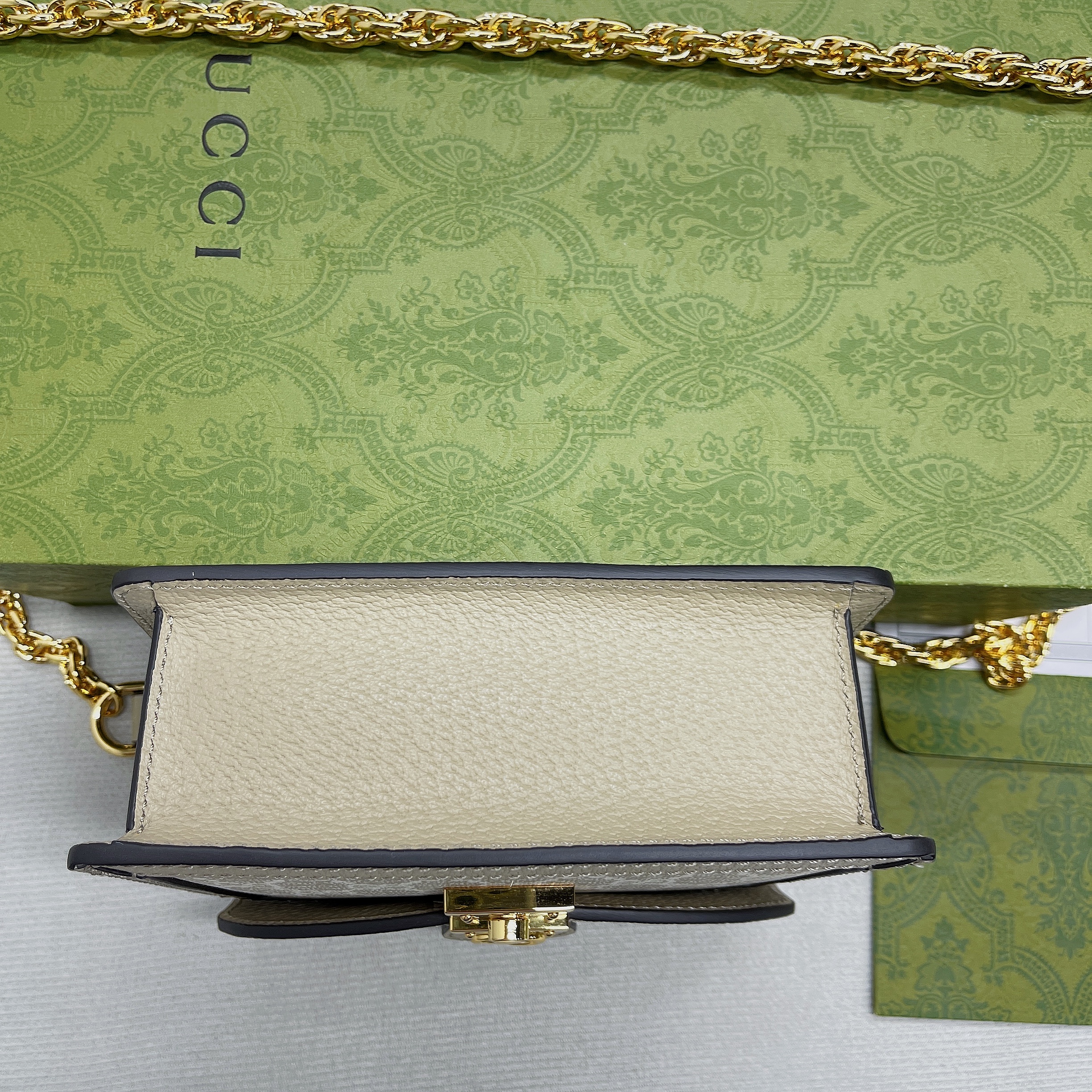 Gucci Ophidia GG Mini Shoulder Bag Beige For Women, Women’s Bags 6.9in/18cm GG 696180 UULAG 9682