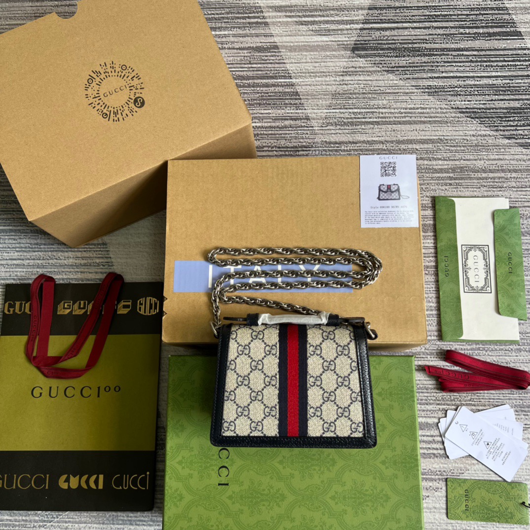 Gucci Ophidia GG Mini Shoulder Bag Beige For Women, Women’s Bags 6.9in/18cm GG