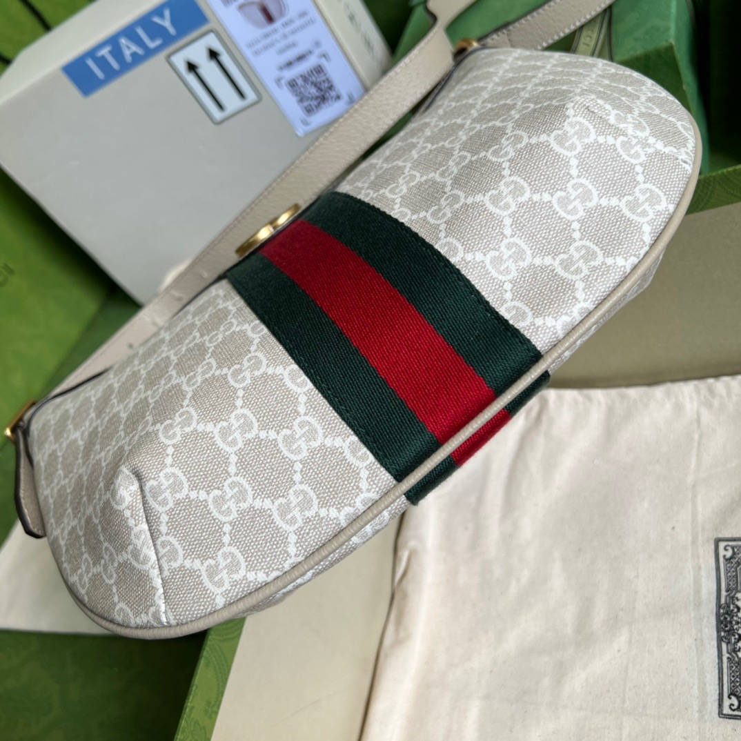 Gucci Ophidia GG Small Shoulder Bag Beige For Women, Women’s Bags 11.8in/30cm GG 598125 UULAT 9682