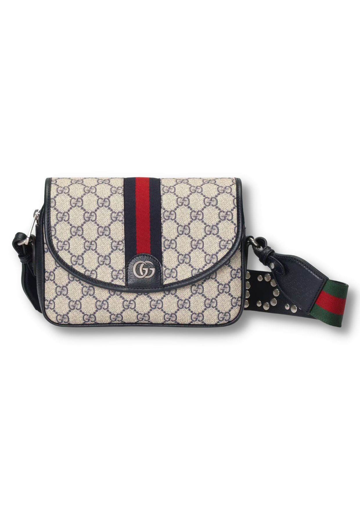 Gucci Ophidia GG Small Shoulder Bag Dark Blue/Beige For Women, Women’s Bags 9.1in/23cm GG