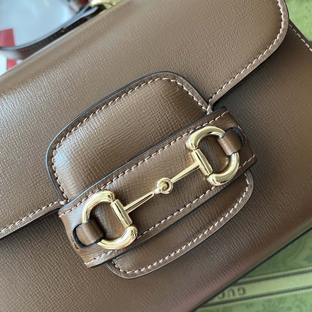 Gucci Ophidia Gucci Horsebit 1955 Mini Bag Brown For Women, Women’s Bags 8.6in/22cm GG 703848 AAA7G 2361