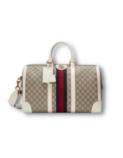 Gucci Ophidia Medium Duffle Bag Beige For Men 17.5in/44.6cm 681295 9C2ST 9770