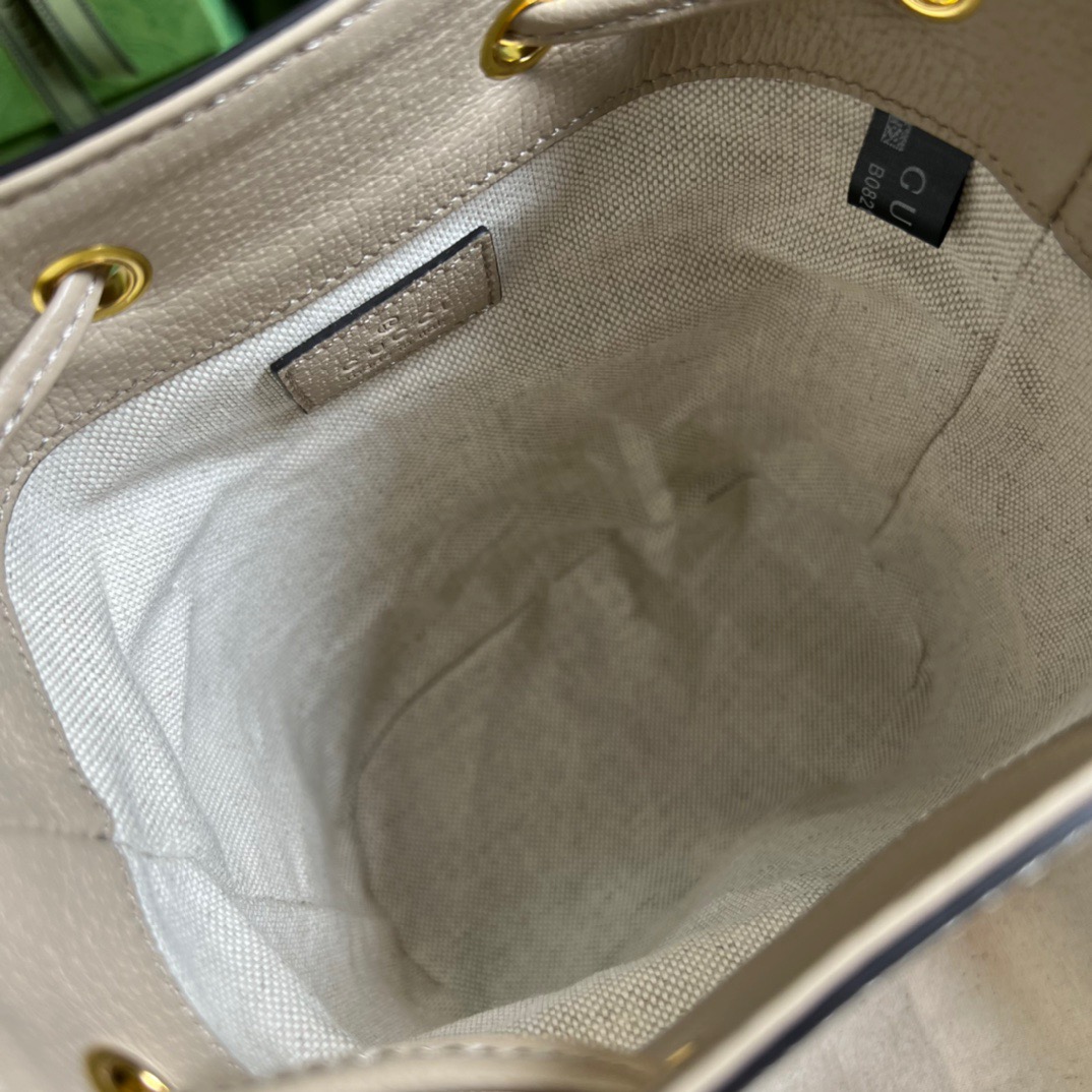 Gucci Ophidia Mini GG Bucket Bag White For Women, Women’s Bags 7.5in/19cm GG
