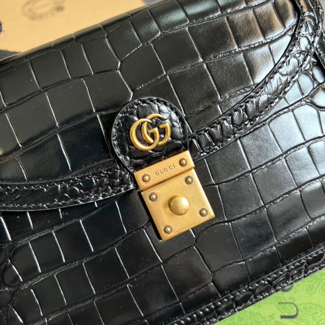 Gucci Ophidia Small GG Top Handle Bag Balck For Women, Women’s Bags 9.8in/25cm GG