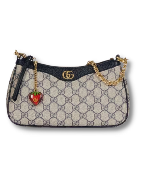 Gucci Ophidia Small Handbag Black/Brown/Beige For Women 9.9in/25cm ?735132 FABLE