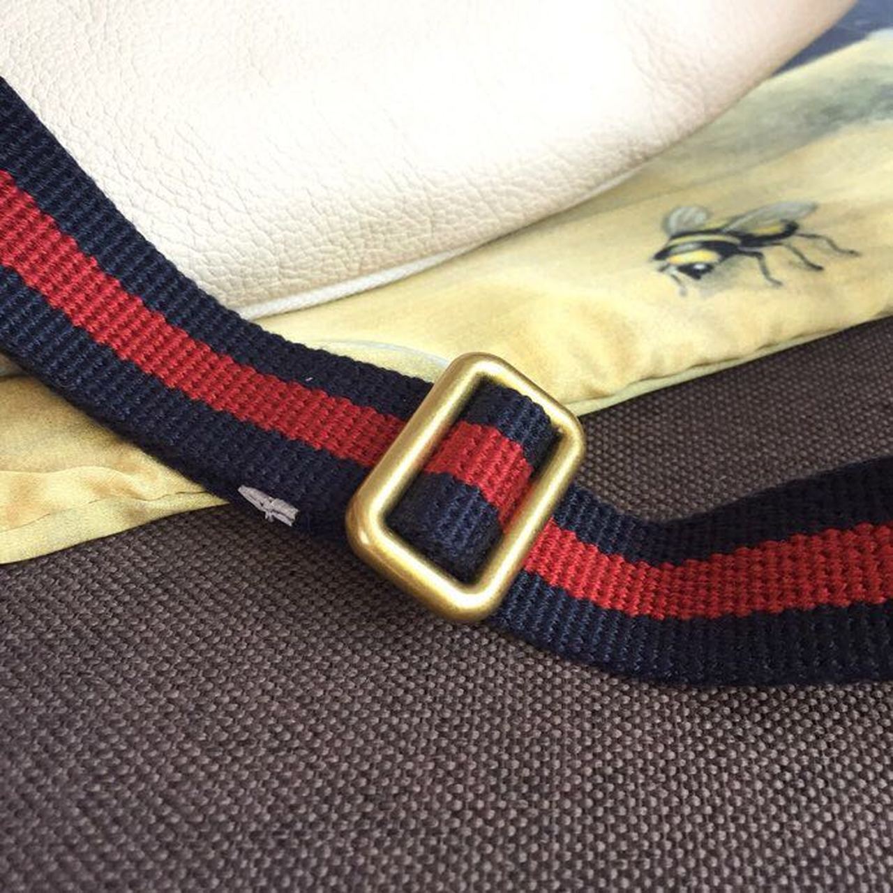 Gucci Print Waist Belt Bag White For Women And Men 11in/27cm GG 527792