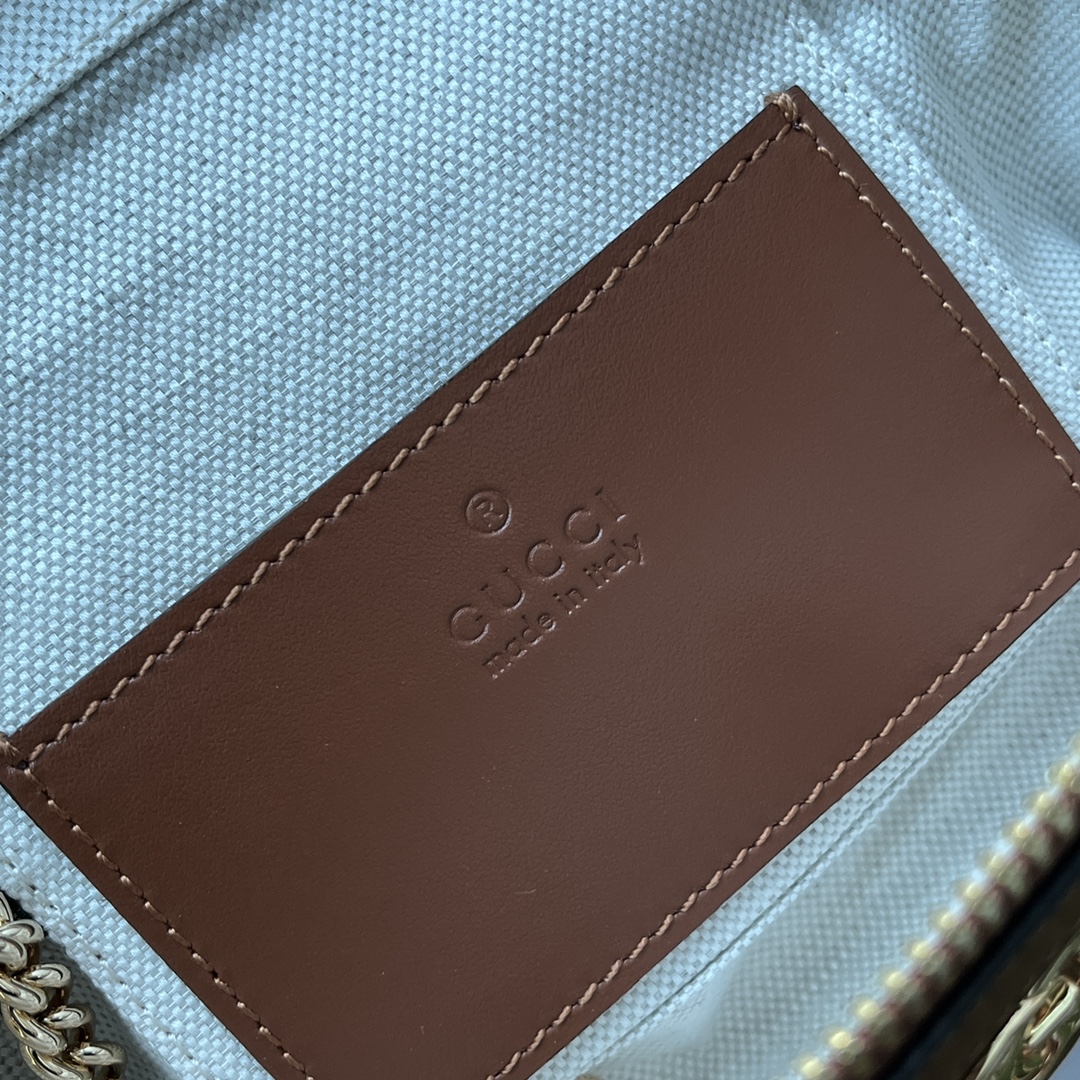 Gucci Quilted GG Mini Handbag Brown For Women, Women’s Bags 6.3in/16cm GG 723770 UM8IG 2546