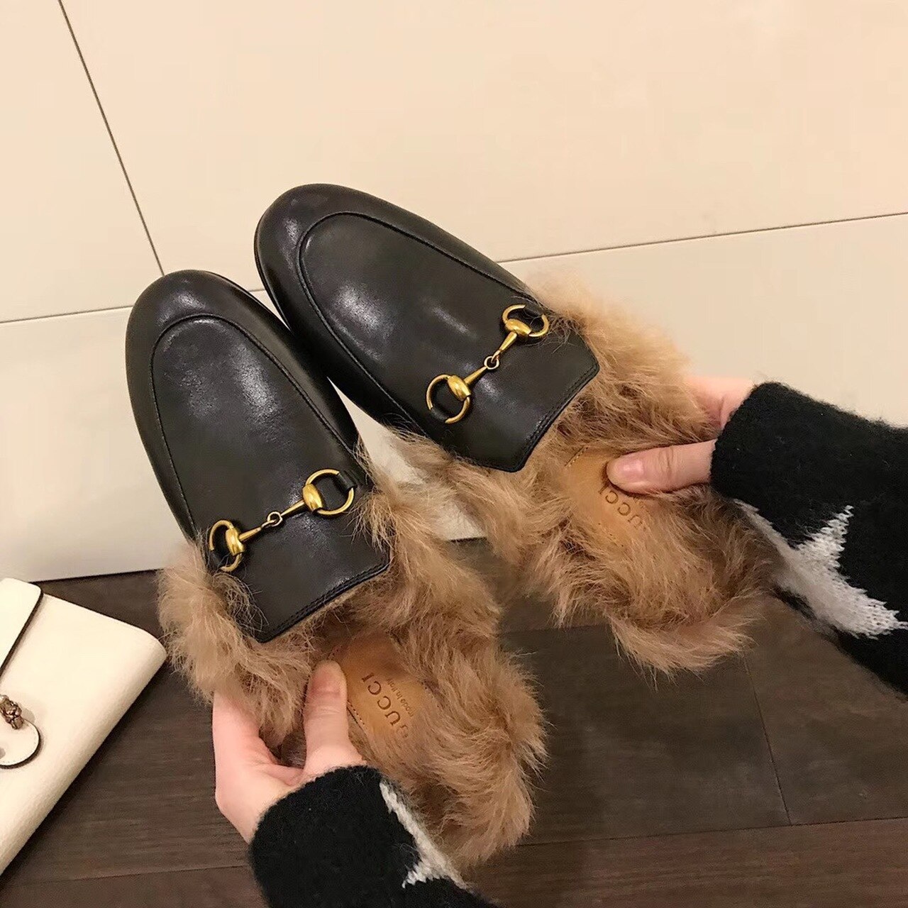 Gucci Re-Edition Women’s Princetown Slipper Mules Black For Women GG 397749 DKHH0 1063