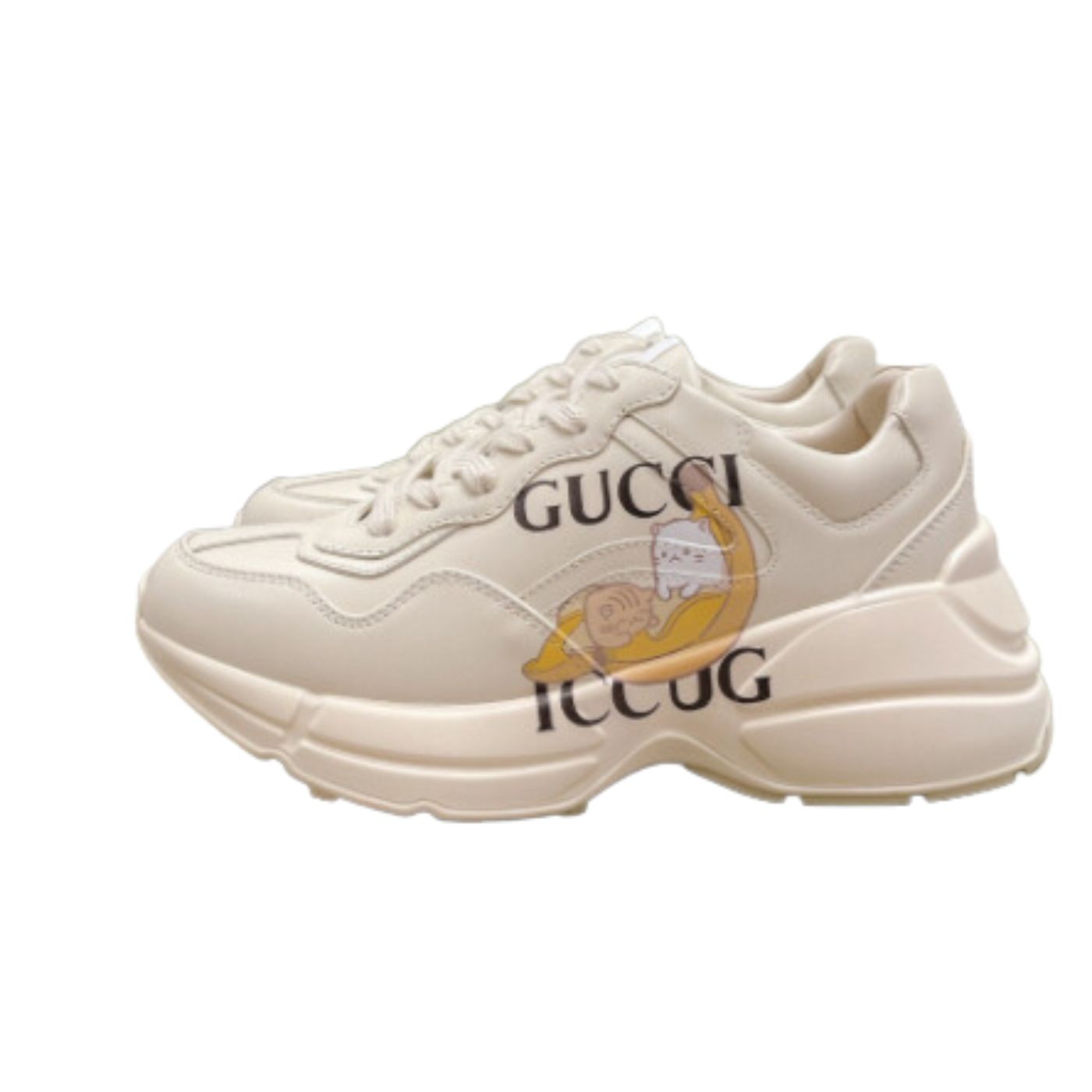 Gucci Rhyton Gucci Logo Sneaker White For Men