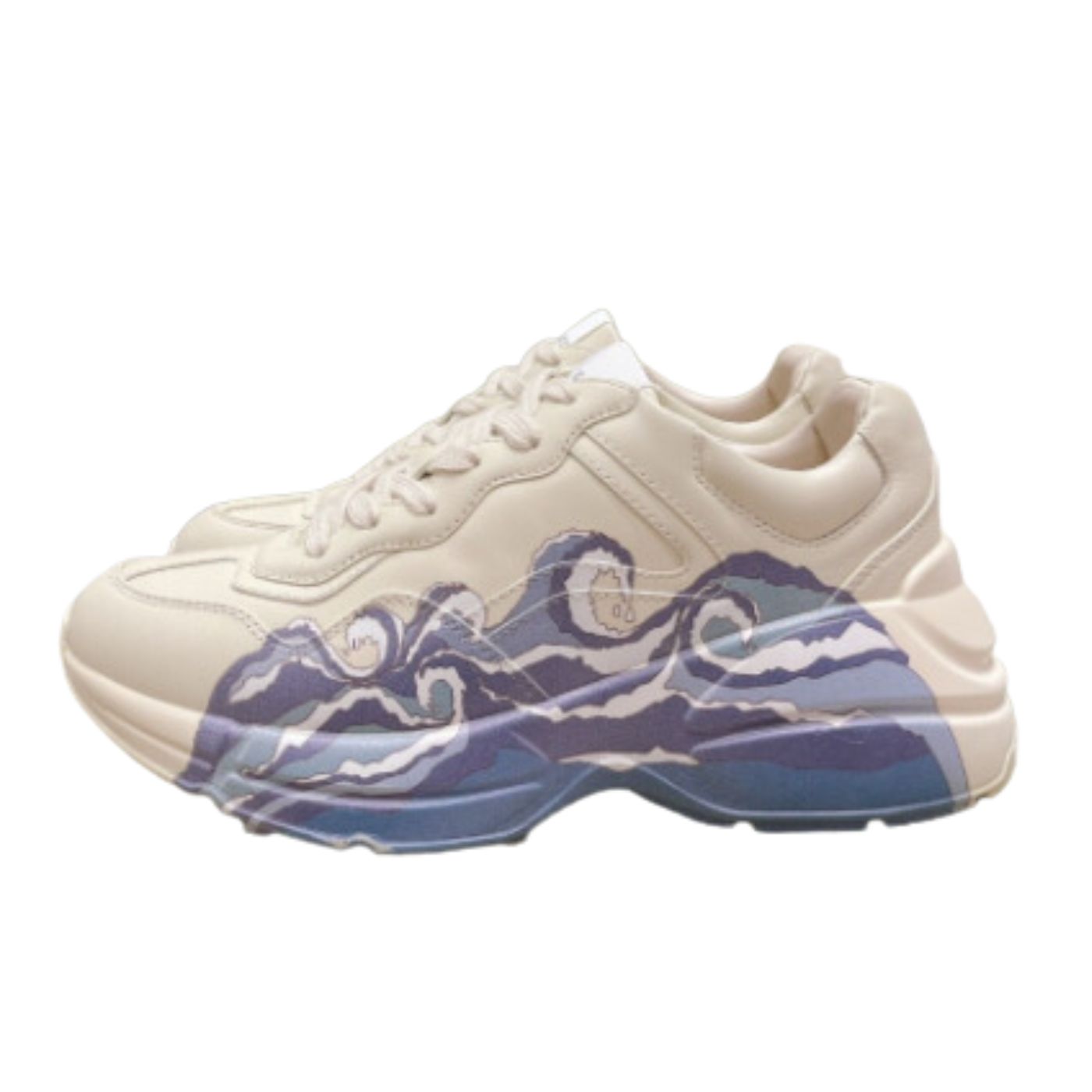 Gucci Rhyton Sneaker With Wave White For Men 576052-DRW00-9522