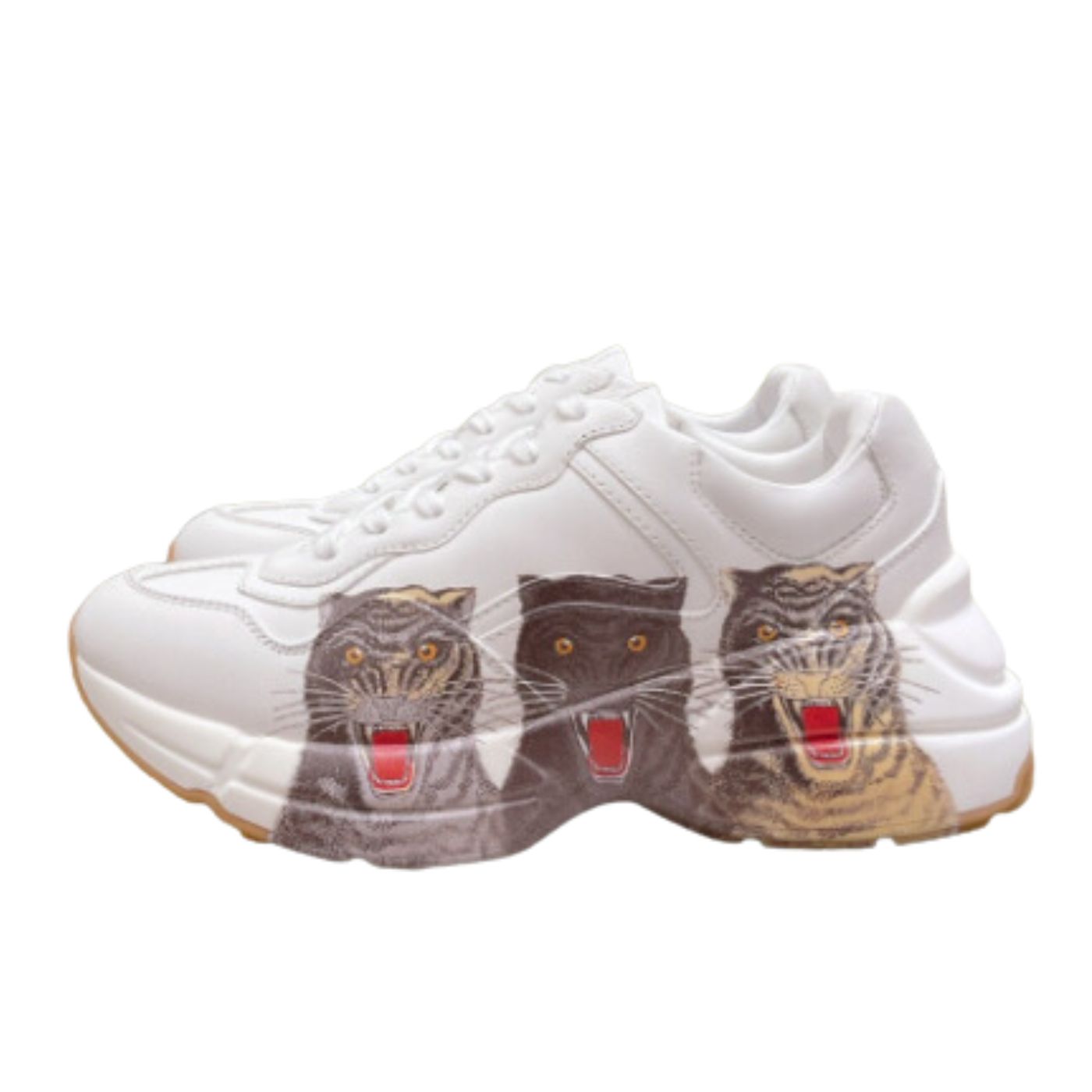 Gucci Rhyton Tiger Sneaker White For Men 576050-DRW00-9014