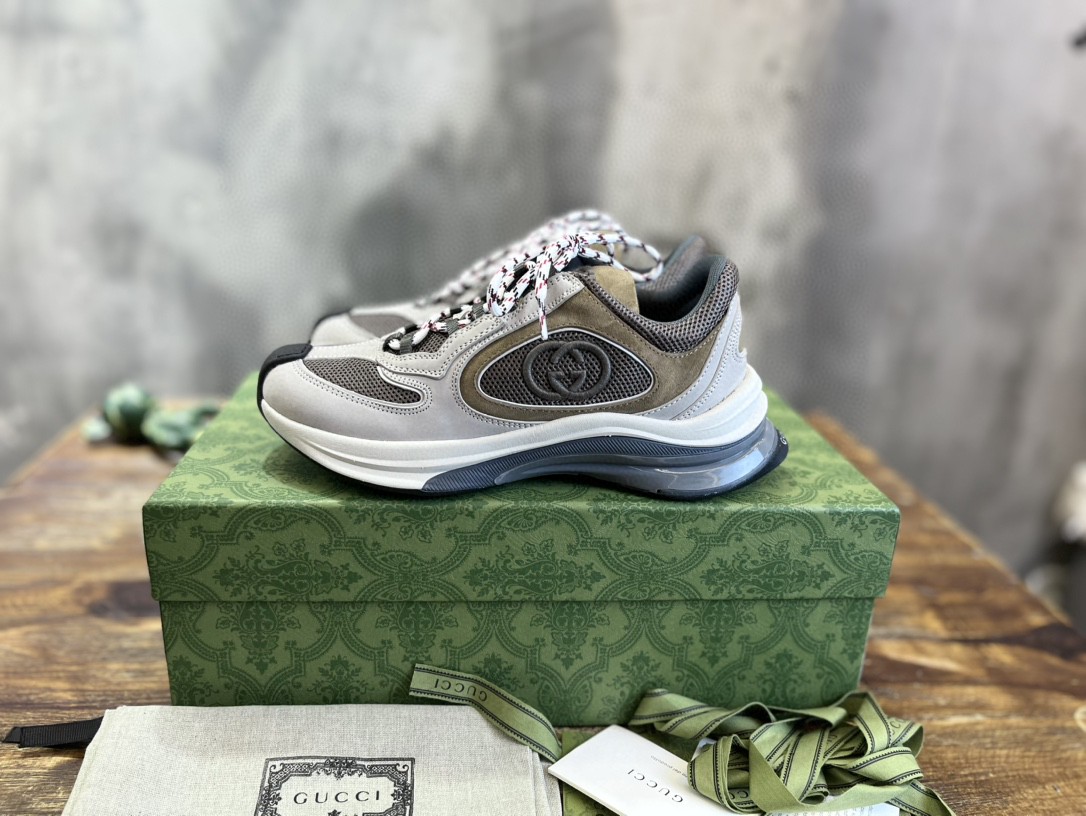 Gucci Run Sneaker Grey For Men