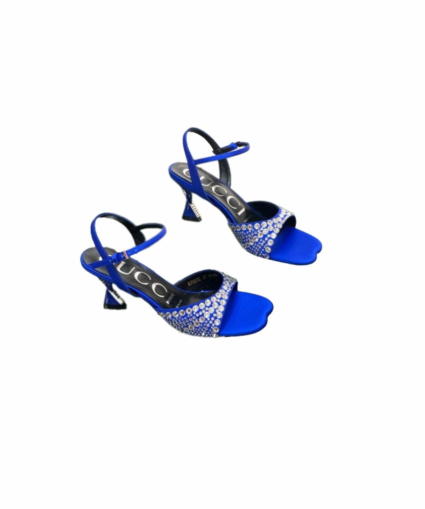 Gucci Sandal With Crystals Blue For Women