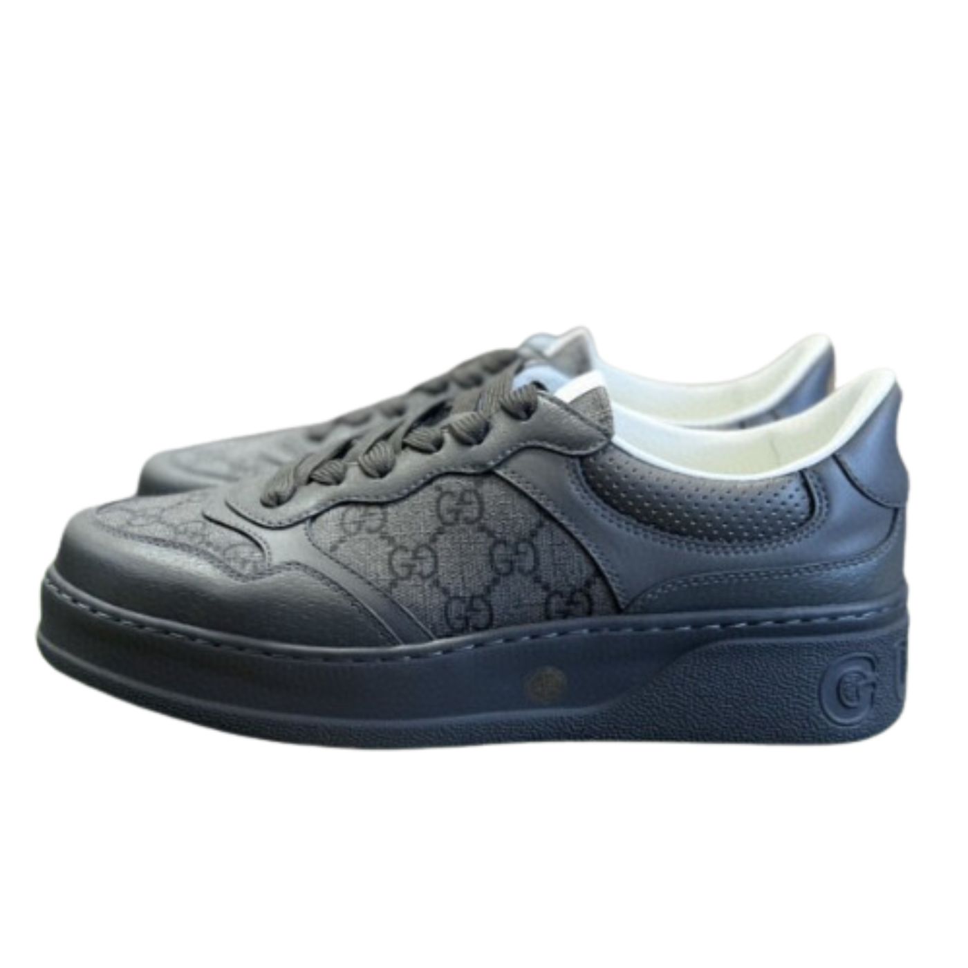 Gucci Screener GG Sneaker Dark Grey For Men