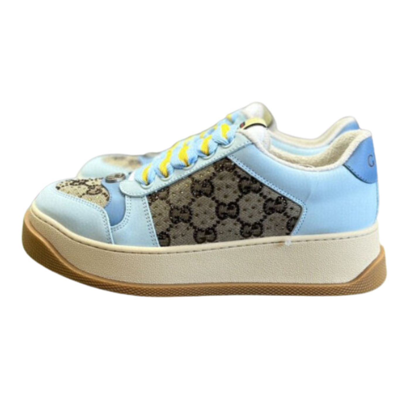 Gucci Screener GG Sneaker Light Blue For Men
