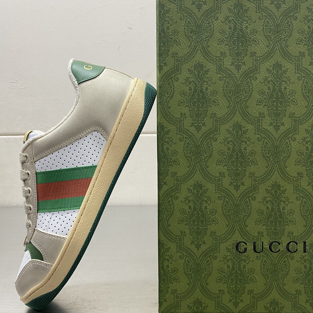 Gucci Screener GG Sneaker Light Grey For Men