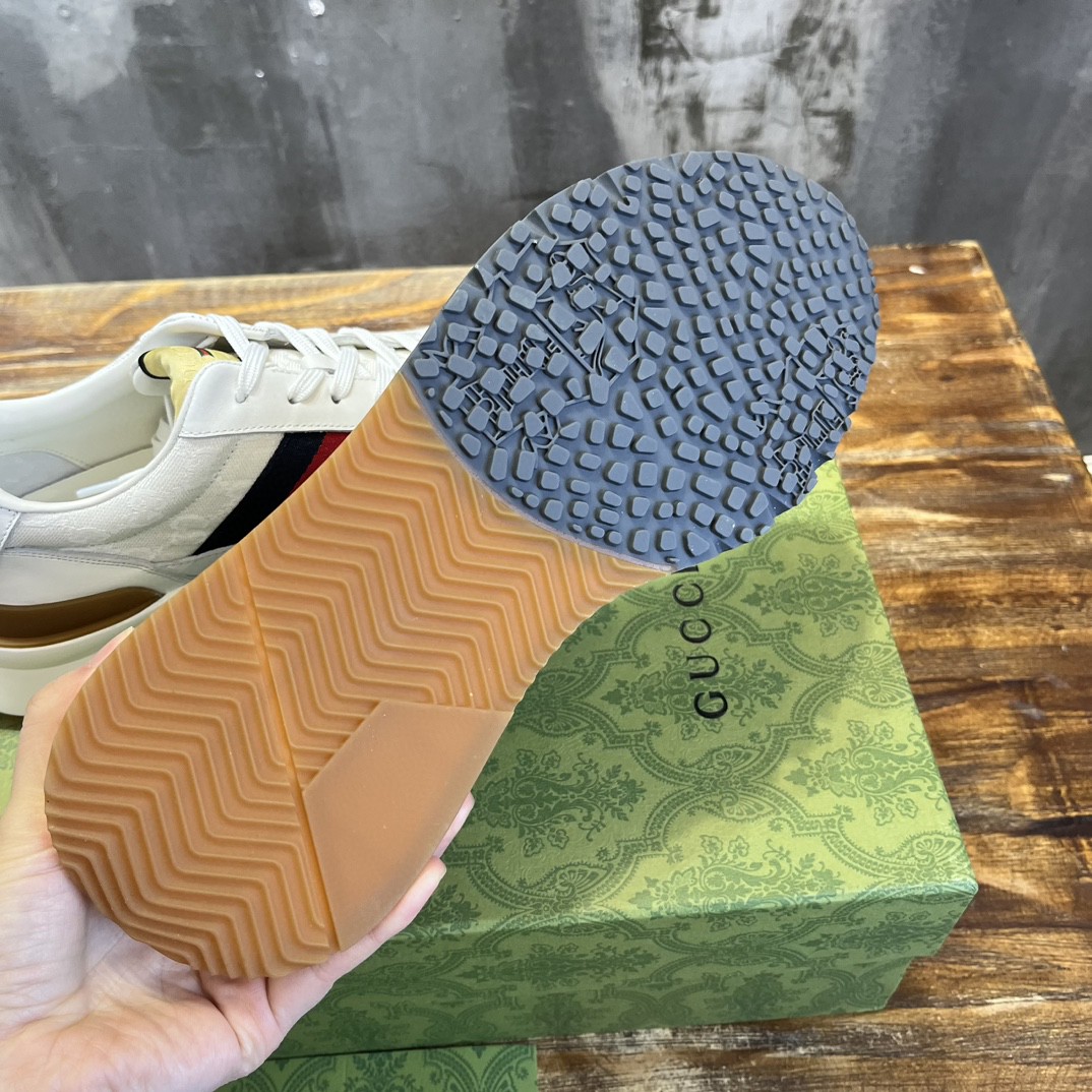 Gucci Sneaker With Web White For Men