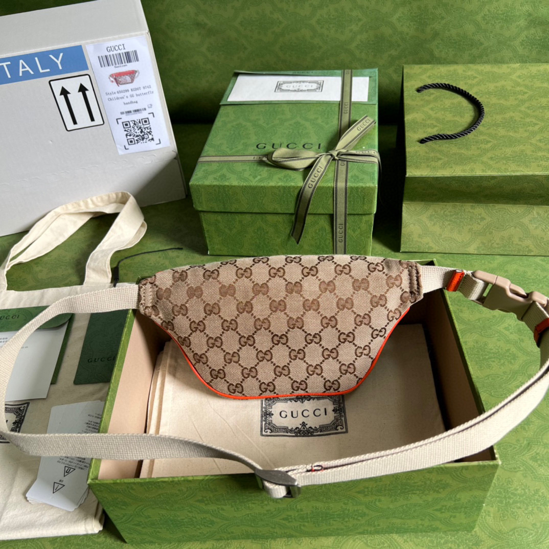 Gucci The North Face x Gucci Belt Bag Beige And Ebony Original GG Canvas For Women 8.7in/22cm 650299 GY5UN 8895