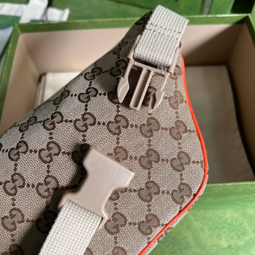 Gucci The North Face x Gucci Belt Bag Beige And Ebony Original GG Canvas For Women 8.7in/22cm 650299 GY5UN 8895