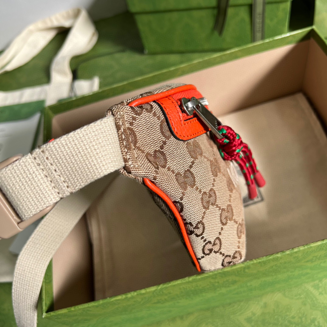 Gucci The North Face x Gucci Belt Bag Beige And Ebony Original GG Canvas For Women 8.7in/22cm 650299 GY5UN 8895
