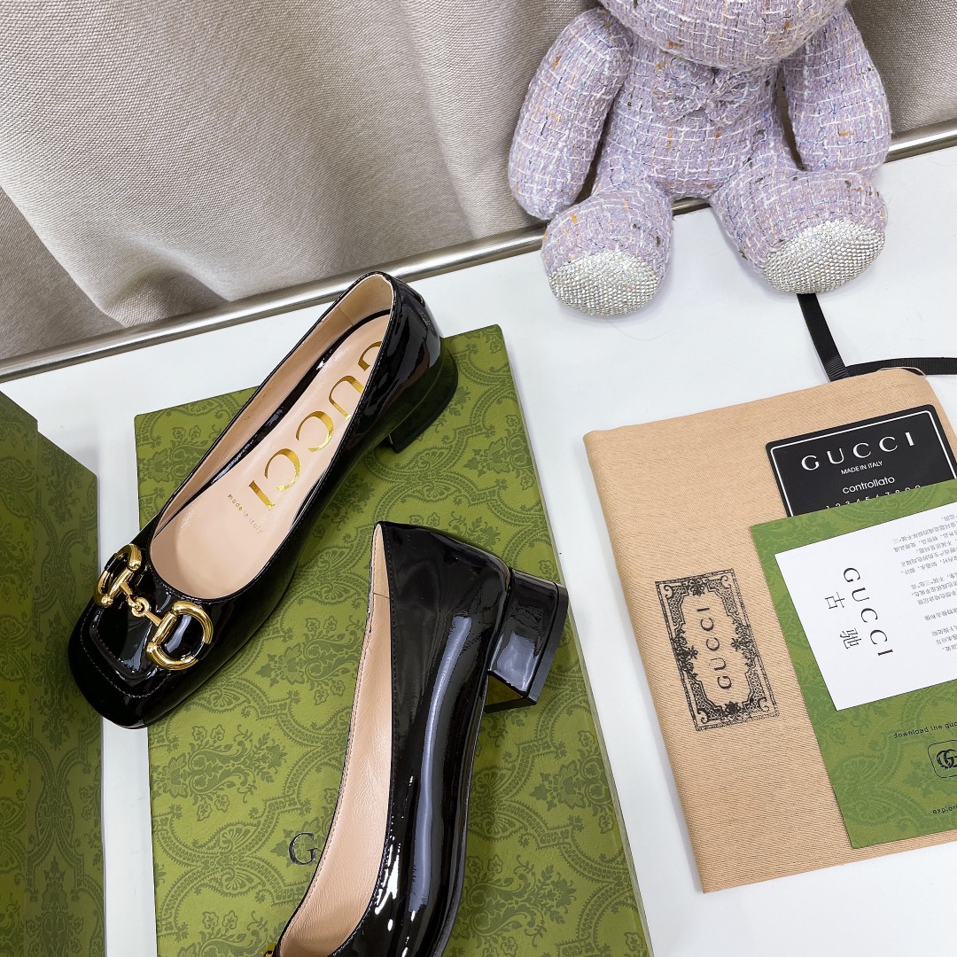 Gucci Women’s Ballet Flat With Horsebit Black For Women GG 645600 C9D00 1000