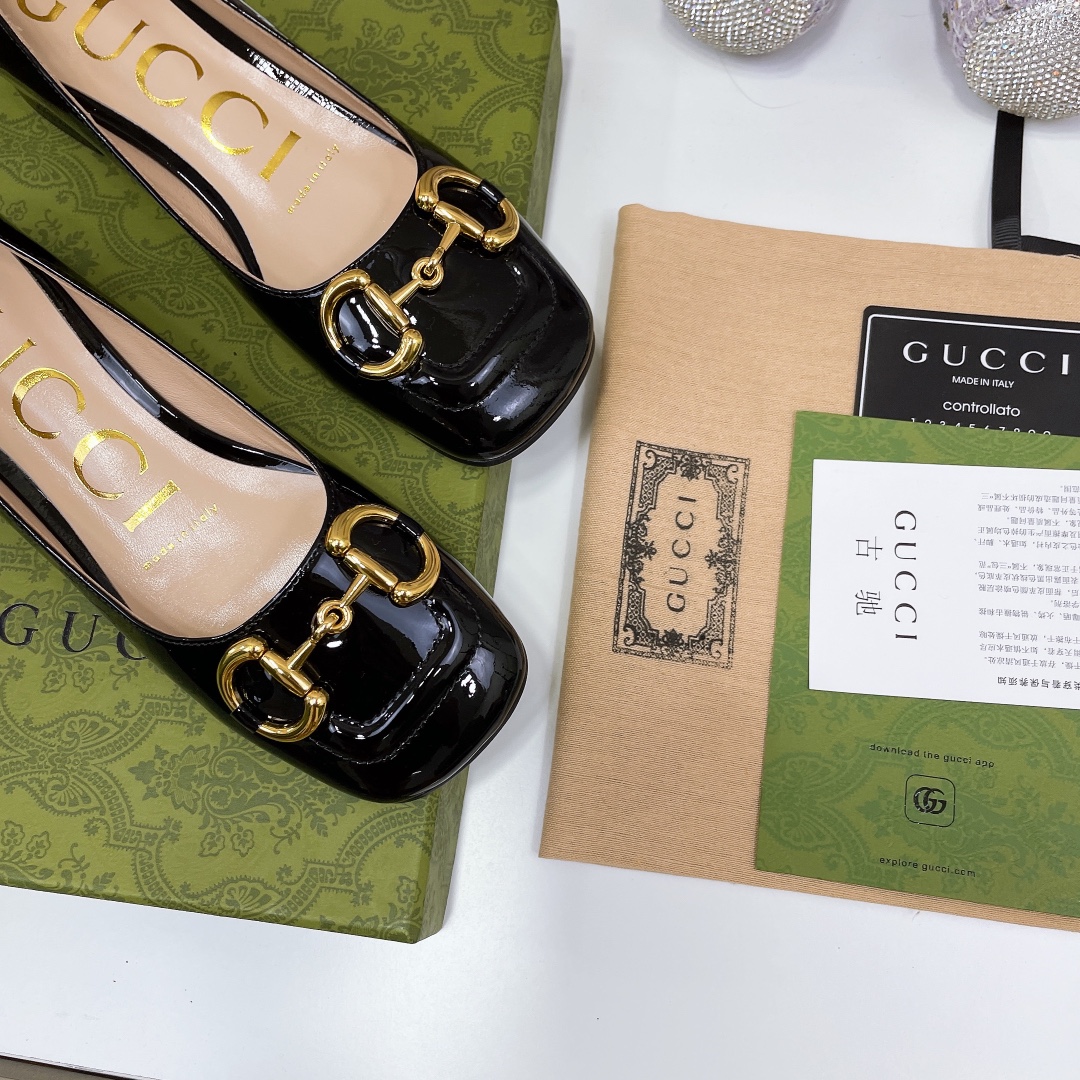 Gucci Women’s Ballet Flat With Horsebit Black For Women GG 645600 C9D00 1000