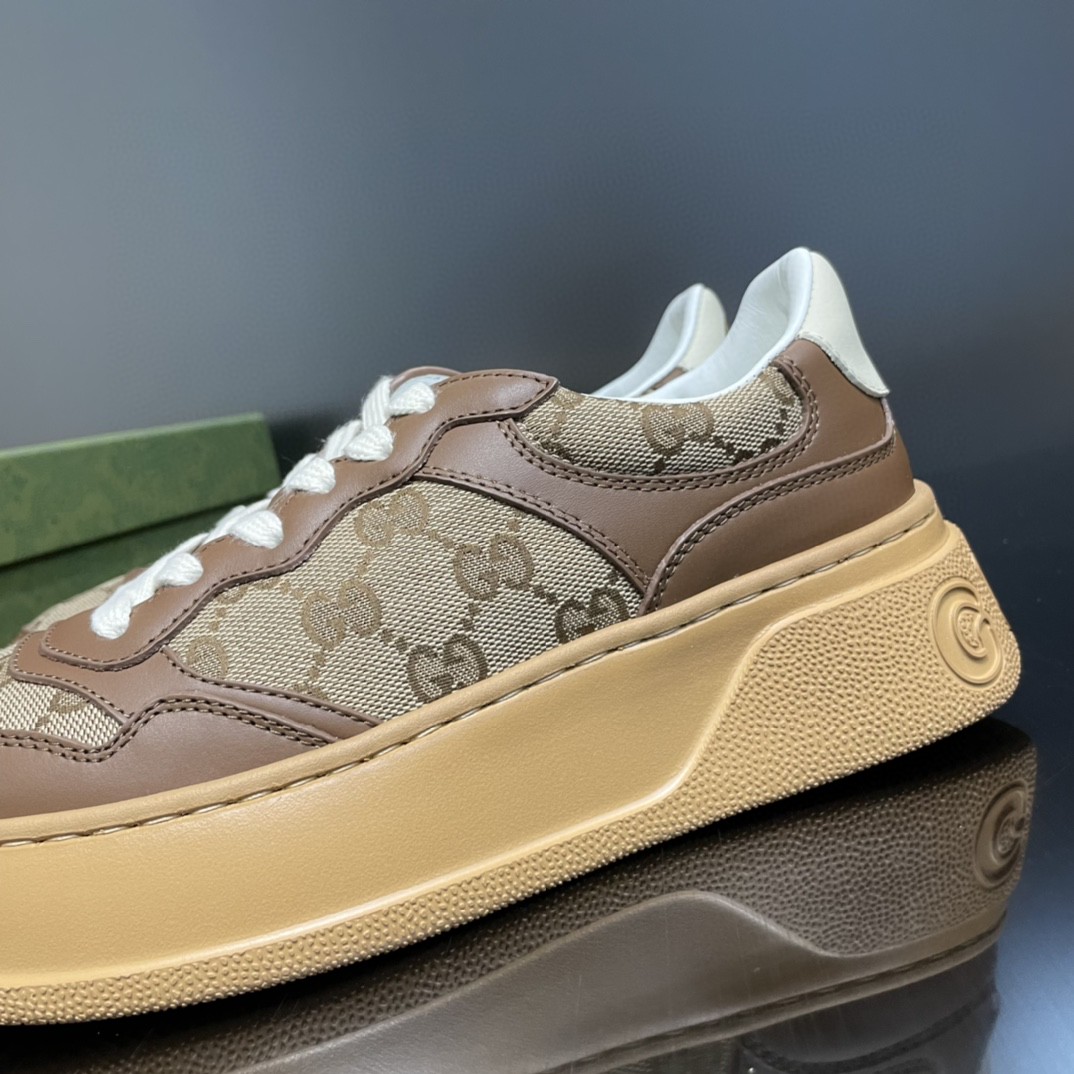 Gucci Women’s GG Sneaker Brown And Beige For Women 676092 UPG20 2866