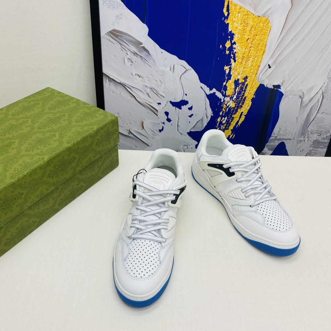 Gucci Women’s Gucci Basket Sneaker By Fabrics White For Women GG