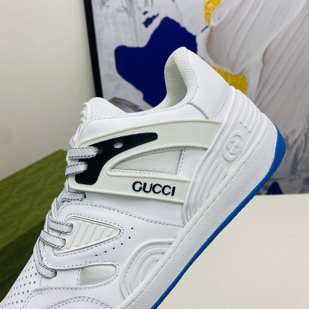 Gucci Women’s Gucci Basket Sneaker By Fabrics White For Women GG