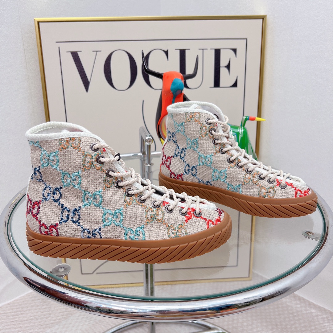 Gucci Women’s High-Top Maxi GG Sneaker Muticolor For Women GG