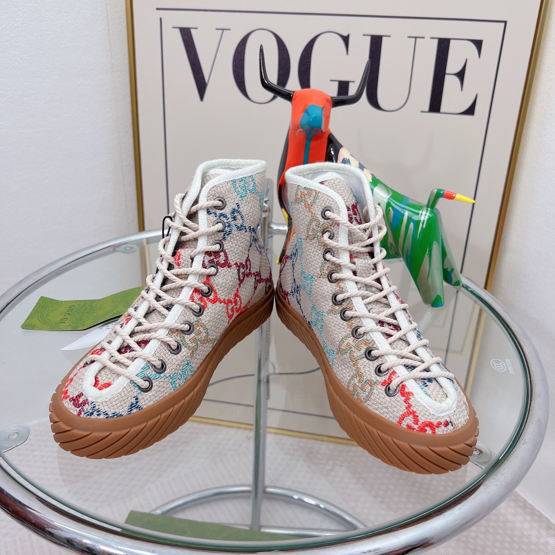 Gucci Women’s High-Top Maxi GG Sneaker Muticolor For Women GG