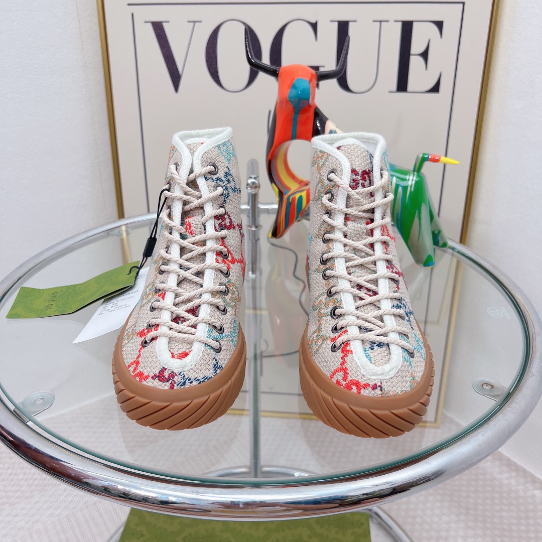 Gucci Women’s High-Top Maxi GG Sneaker Muticolor For Women GG