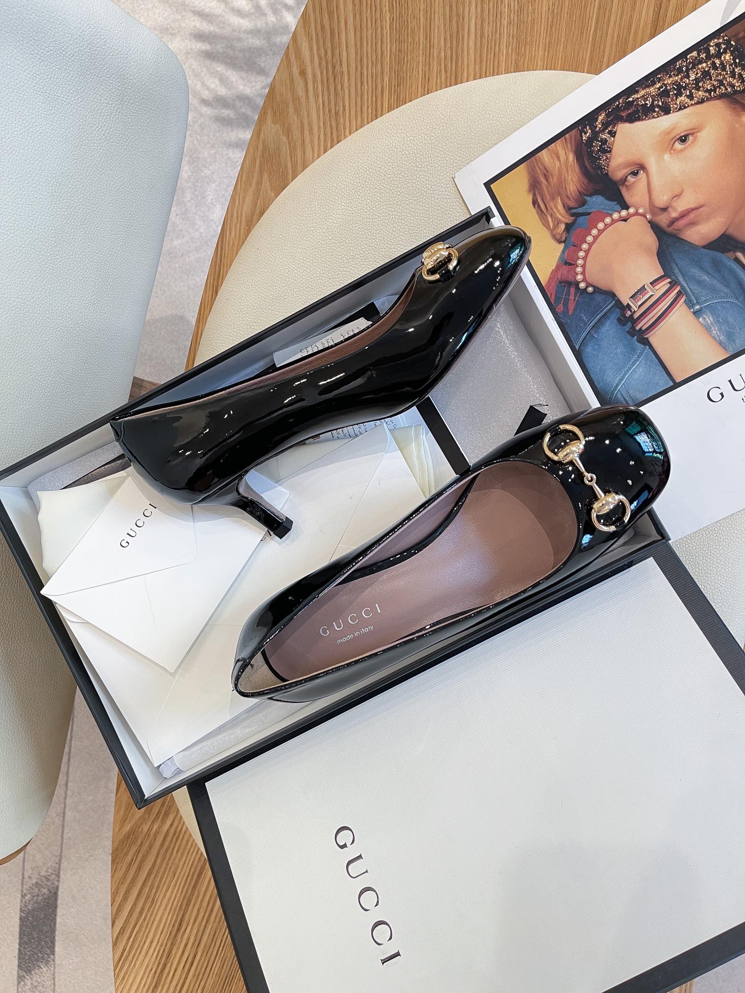 Gucci Women’s Pump With Horsebit Black For Women GG