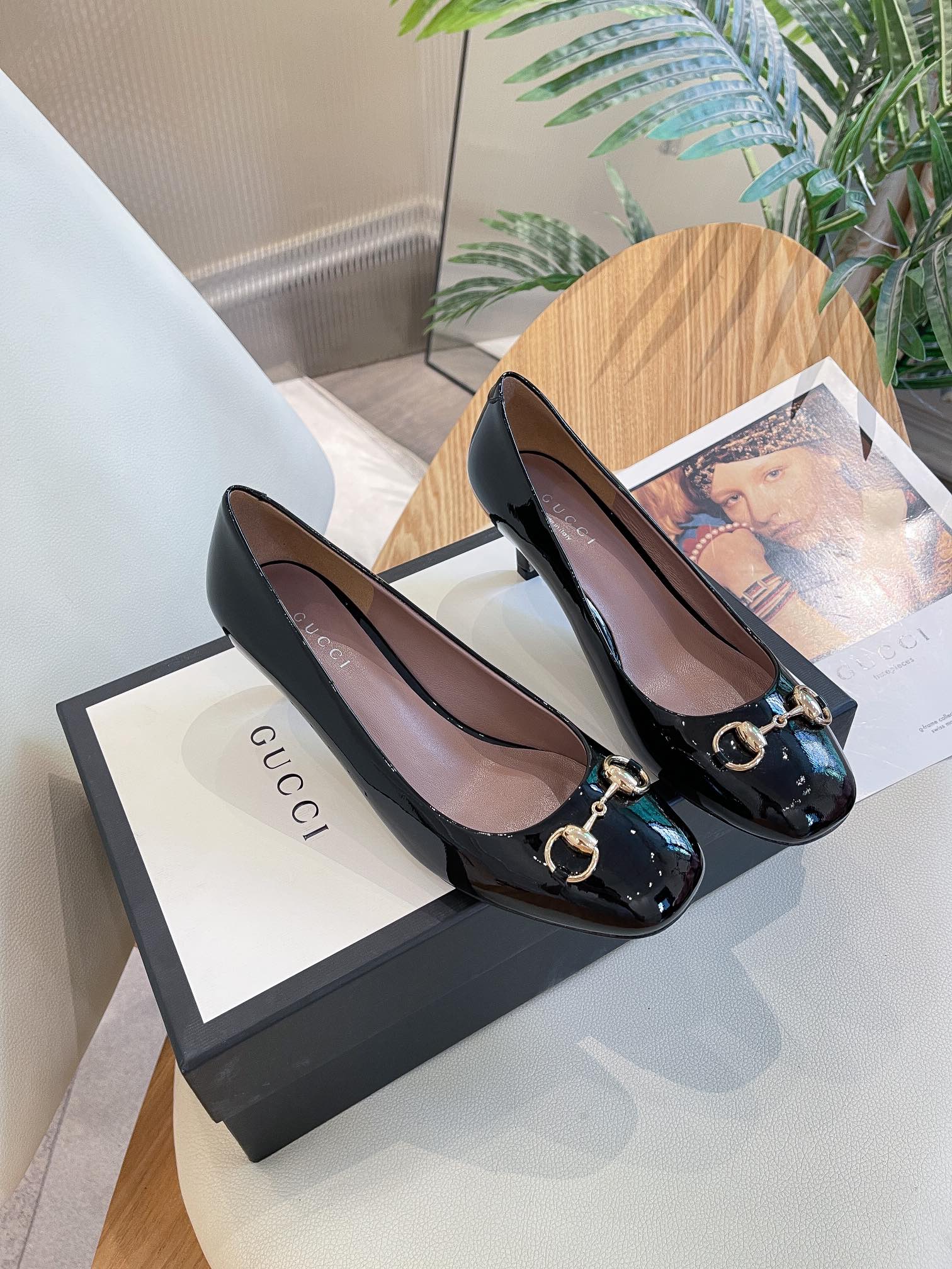 Gucci Women’s Pump With Horsebit Black For Women GG