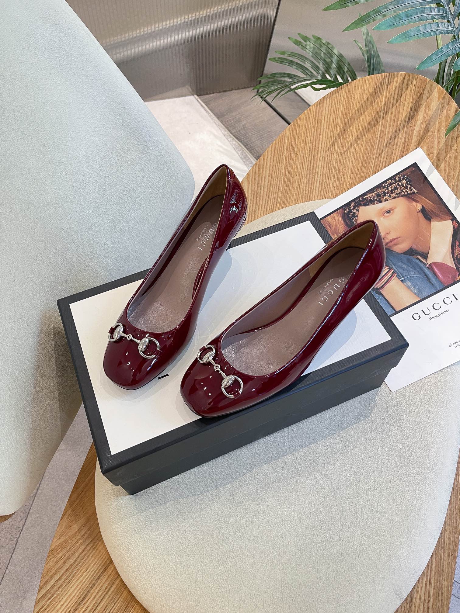 Gucci Women’s Pump With Horsebit Red For Women GG