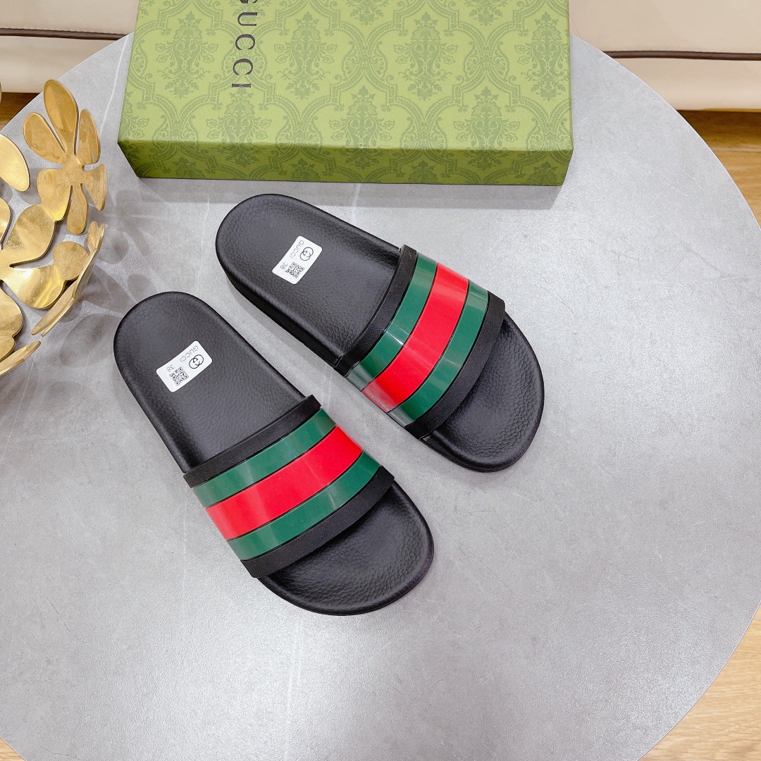 Gucci Women’s Slide Sandal With Web Black For Women 407345
